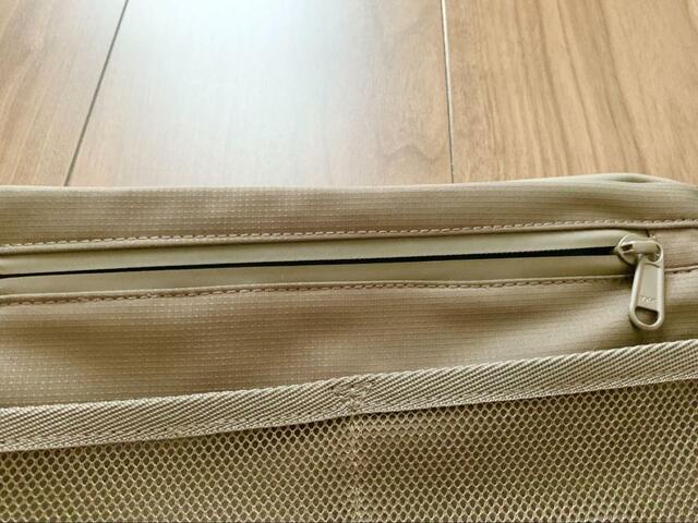 【ワークマン Wジョイントスクエアサコッシュ】YKK社製の高品質ファスナー