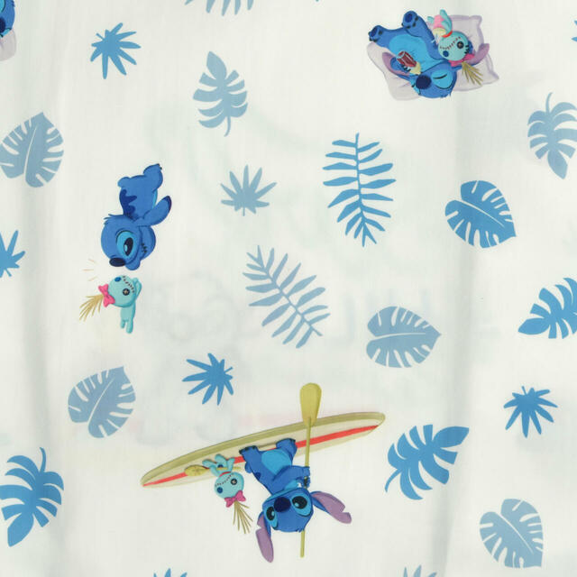 スティッチ＆スクランプ ショッピングバッグ・エコバッグ ポーチ入り Embroidery Bag Disney Stitch Day Collection 3,300円