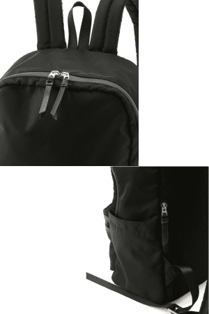 【ロペピクニック×テンパレイト】「撥水スクエアリュック 20L」止水ファスナー、セイフティーポケット付き