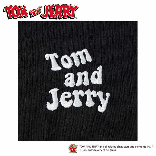 【トムとジェリー】フロントにシンプルなロゴ刺繍
