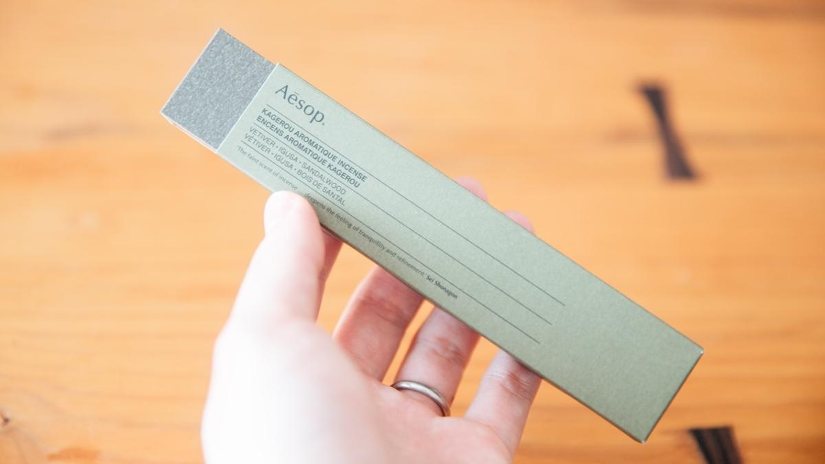 2年前から買おうと決めていたイソップの隠れた逸品。高かったけど買っ