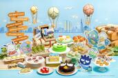 「Come travel with us～はぴだんぶいの福岡探検～」＜期間：2026年4月29日～6月28日＞【【サンリオコラボ】愛くるしい「けろけろけろっぴのショートケーキ」も登場♪サンリオ“はぴだんぶい”コラボスイーツビュッフェが九州初開催！】