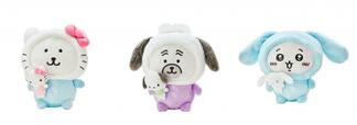 ナガノフレンズ×サンリオキャラクターズ　ぬいぐるみ（全3種）各3,630円