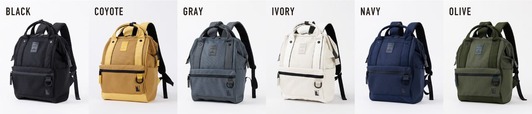 【アネロ「口金リュック/RS」¥8,690】カラーは6色展開