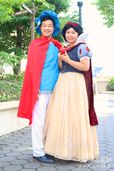 白雪姫と王子様（※一般ゲストの方の許可をいただいて撮影しています）