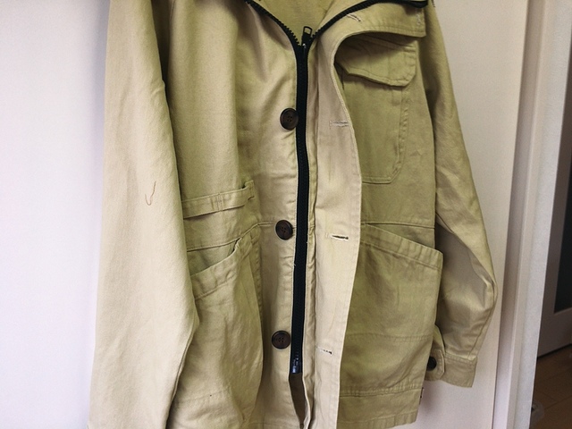 【ワークマン コットンキャンパー】ボタンとファスナーどちらも使えます