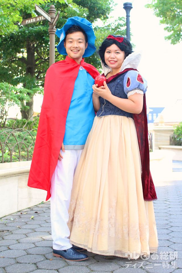 白雪姫と王子様（※一般ゲストの方の許可をいただいて撮影しています）