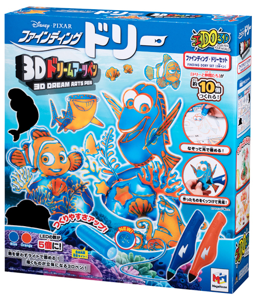 3Dドリームアーツペン ファインディング・ドリーセット(3,780円)6月下旬発売