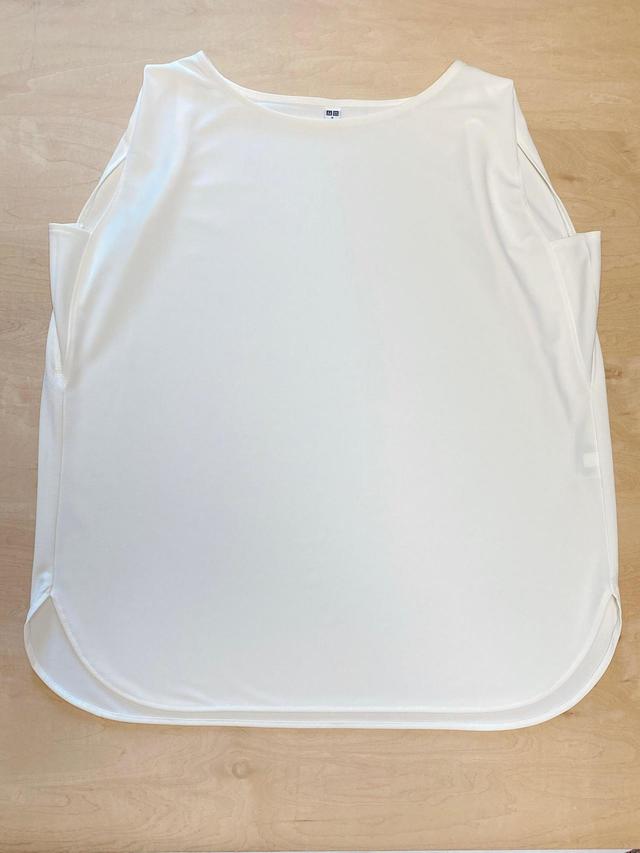 【ユニクロ】クレープジャージーT（ノースリーブ）／税込1,500円