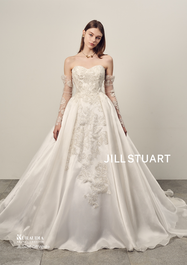 ジルスチュアート 新作ウェディングドレス　JIL-0400_OffWhite