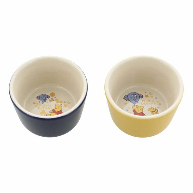 ココット皿セット 2,300円|サイズ:直径約8×高さ約5cm、2個セット|販売店舗:東京ディズニーランド「プーさんコーナー」、東京ディズニーシー「ヴィラ・ドナルド・ホームショップ」