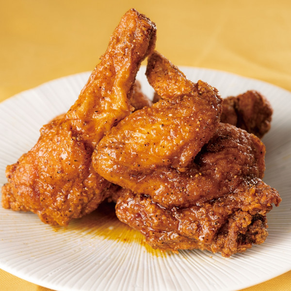 ひな鳥 半身揚げ スパイシーカレー