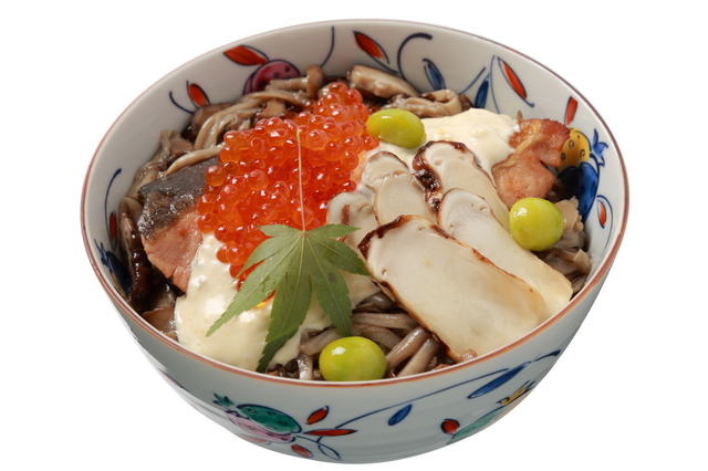 秋の松茸彩味丼（築地奈可嶋）