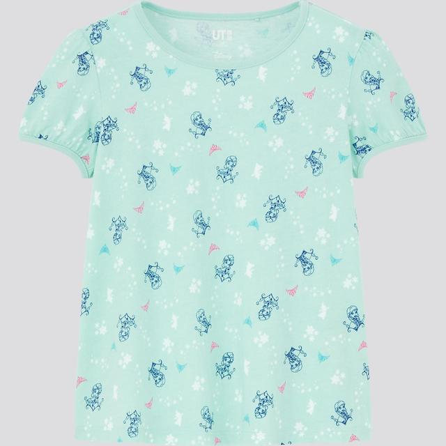 GIRLS ディズニー ヒロインズ & ビューティフル トレジャー UT グラフィックTシャツ（半袖）¥990＋消費税