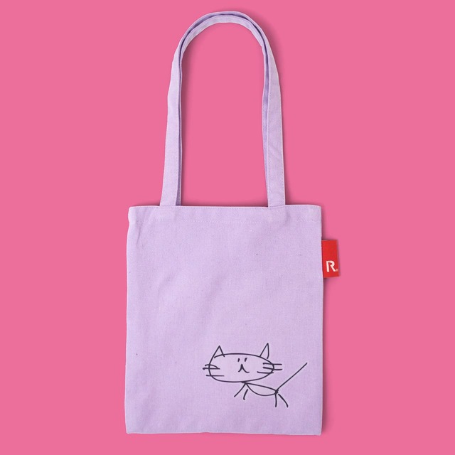 【ROOTOTE（限定ミニトート）】ゆるいねこのイラストが描かれたデザイン