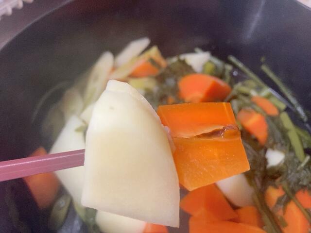 【アイリスオーヤマ クッキングケトル】にんじんなど火が通りにくい野菜もしっかり柔らかい！