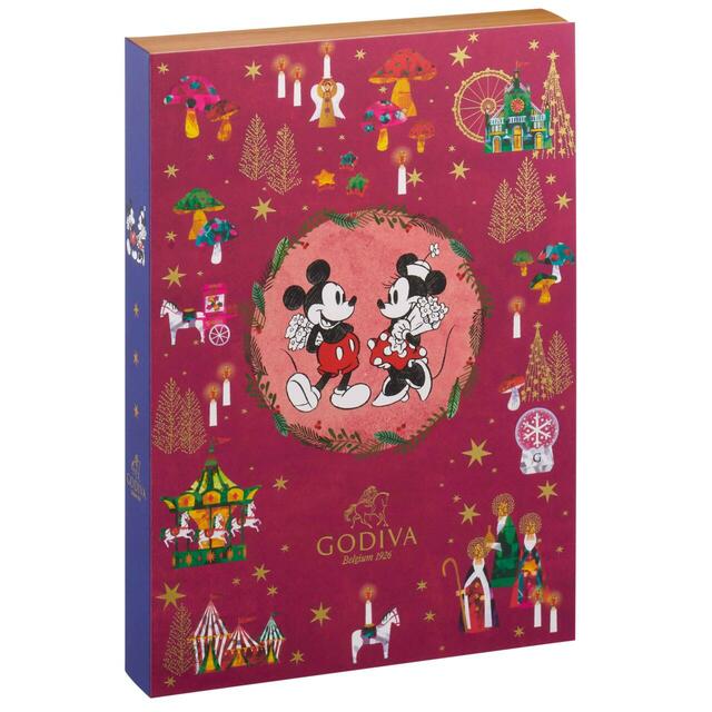 「ゴディバ ウィンターワンダーズ 7days カウントダウンカレンダー」のパッケージ