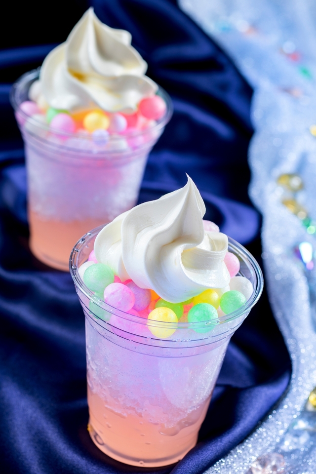 クリーム・シェイブアイス（ピーチゼリー）