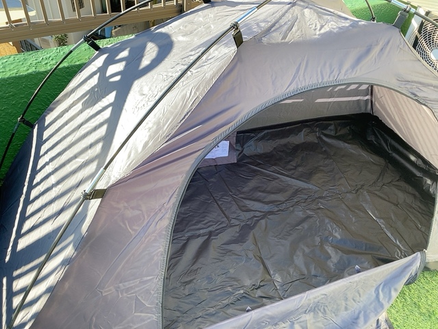 【ワークマン BASICドームテント】フライシートは約2,000mm、フロアシートは約3,000mmの耐水性