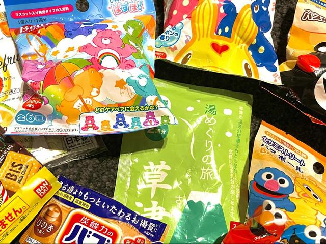 【キャンドゥ・DAISO・セリア　入浴剤】入浴剤で日頃の疲れを癒しましょう