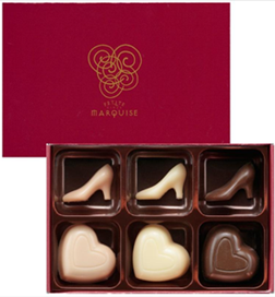 「プティ銀座マルキーズショコラアソートレッド　6個」＜1,500 円（税込 1,620 円）＞【2024年イトーヨーカドーのバレンタイン】