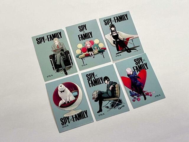 コミックの表紙シリーズ（6枚）コミックの表紙がそのままシールになったおしゃれなデザインも！