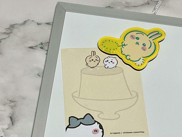 ちいかわ100円雑貨のメモ帳を添えて♪