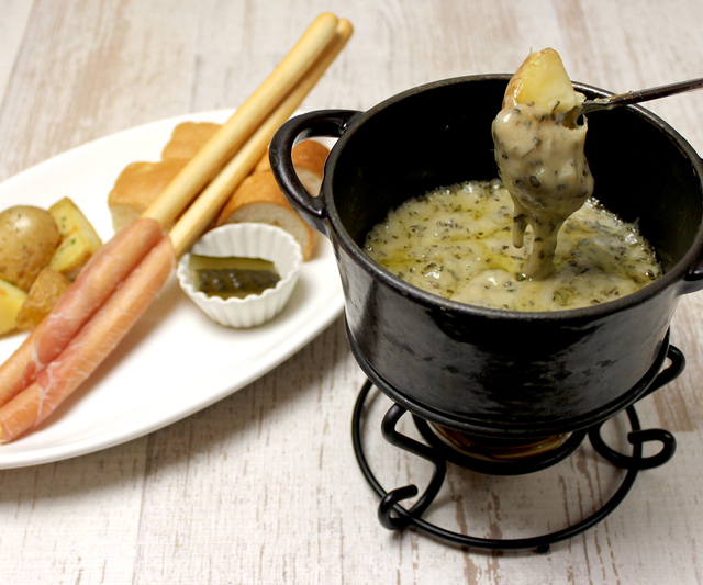 ハーブのチーズフォンデュセット