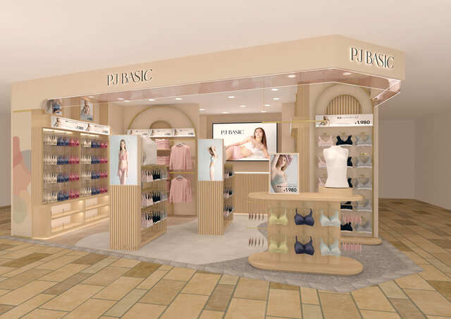 【ピーチ・ジョン「PJ BASIC」シリーズ】発売に先駆けてPOP UPストアを開催・9月に直営店OPEN＆本販売スタート！