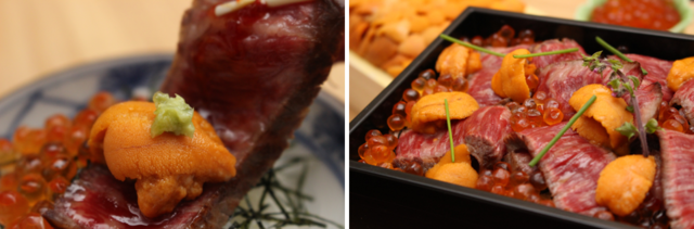 神戸牛のうにロール重