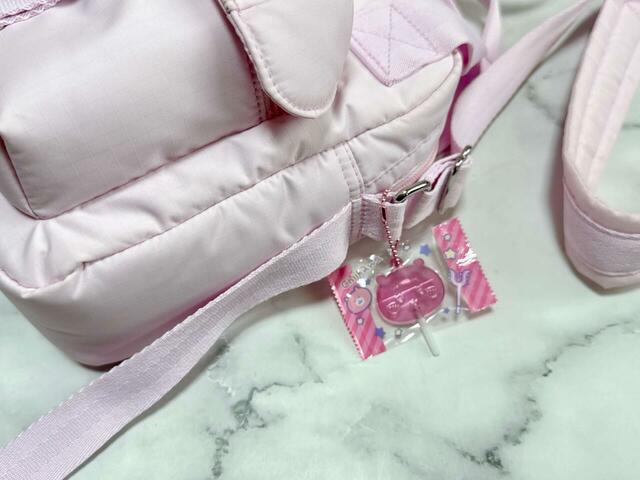 バッグにつけてみました。かわいい！