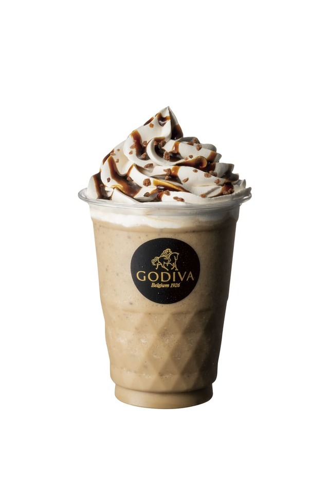 【ゴディバ】東京都限定 「コーヒー ショコリキサー」取扱店：ゴディバ 三井アウトレットパーク多摩南大沢、価格：レギュラーサイズ 790円／コーヒーとミルクチョコレートのリッチなコンビネーション