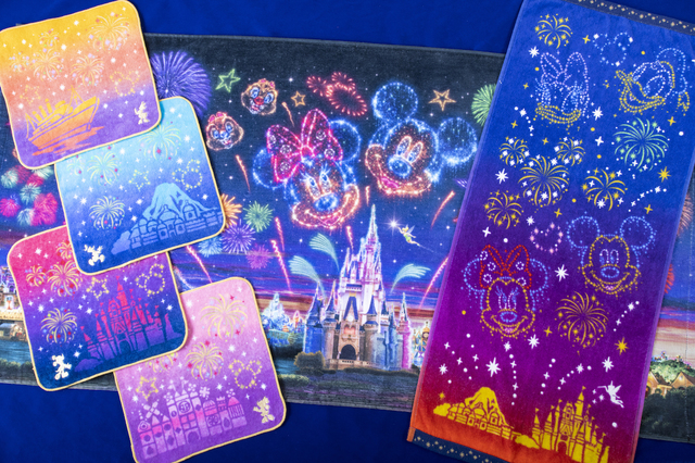 東京ディズニーリゾートの夜空を閉じ込めた華やかなアイテムがデビュー!
