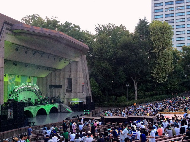 Negicco野音レポート／開演前の会場