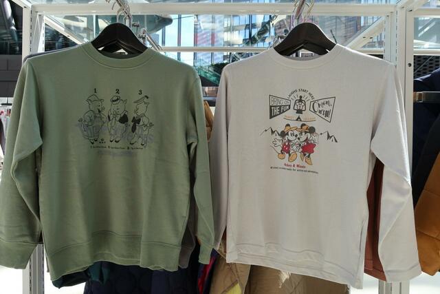 ディズニー/長袖クルーネックTシャツジュニア 980円(税込)