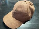 【3COINS 厚地キャップ】明るめの茶色です
