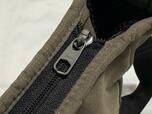 【ワークマン　リュックに変身ショルダーバッグ】ファスナーはすべてYKK製。開閉もとてもスムーズです