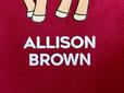 ALLISON BROWNのロゴプリントも映える！