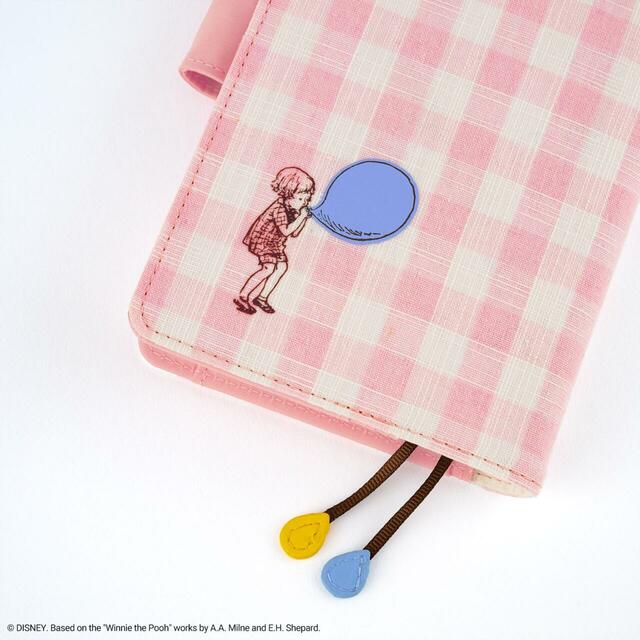 オリジナルサイズ(A6)手帳カバー「クマのプーさん 棒投げ橋」：4,620円