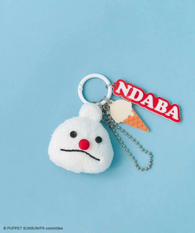 【ACCOMMODE×パペットスンスン】パペットスンスン/ジャラジャラチャーム　￥2,530／ノンノン：「NDABA」とアイスクリームのアクリルプレート
