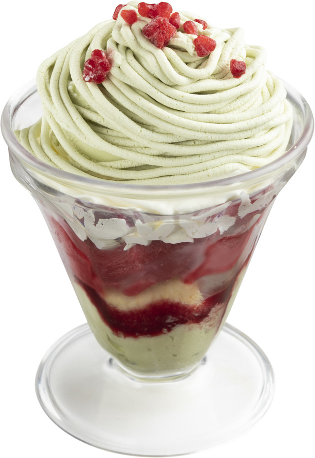 ピスピスピスタチオのモンブランパフェ