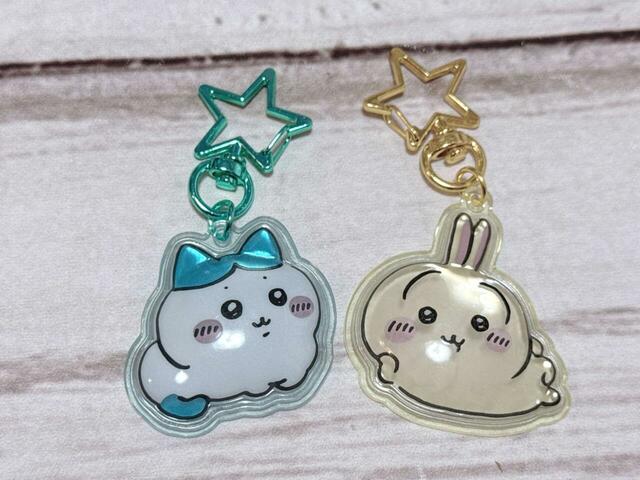 ラインナップは全9種類。1商品につき2個ペア入りです。今回はハチワレ＆うさぎを購入♪