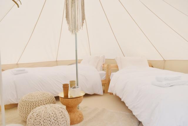 【small planet CAMP & GRILL】グランピング(ミディアム)の中