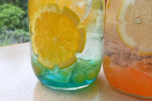 【ヒルトン東京ベイ「BON DANCE」】浴衣の柄のようなお花をイメージしてカットされている果物