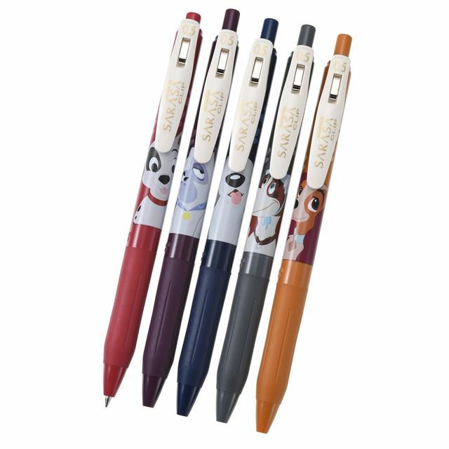 ディズニーキャラクター サラサクリップ0.5 ジェルボールペン ビンテージカラー DOG DAY 2022 1,320円