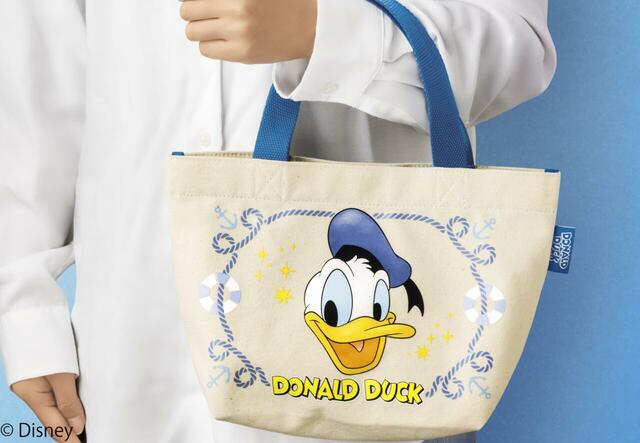 ドナルドダック/ランチトートバッグ 1,300円|Disney SWEETS COLLECTION by 東京ばな奈