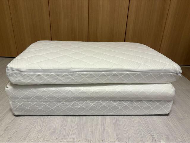 【アイリスオーヤマ カスタムエアリー】使わないときはパタンと折りたためて、収納や持ち運びもらくらくです◎