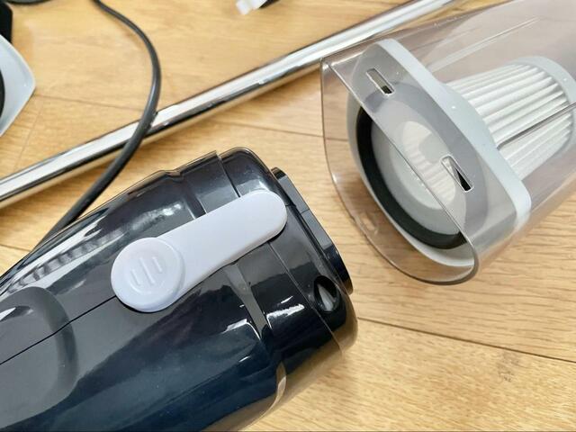 【激安スティック掃除機】ワンクリックでゴミ捨て簡単