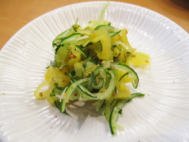 麺や小僧：一瞬でできた上品な突き出し