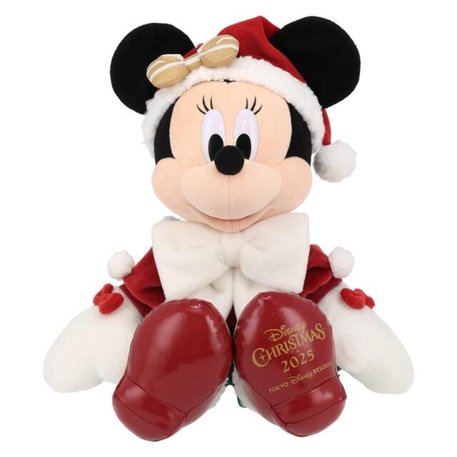 ぬいぐるみ 5,500円|東京ディズニーリゾート「ディズニー・クリスマス」スペシャルグッズ|販売店舗:東京ディズニーランド「ディズニー&カンパニー」、東京ディズニーシー「エンポーリオ」|発売日:2025年11月10日(月)
